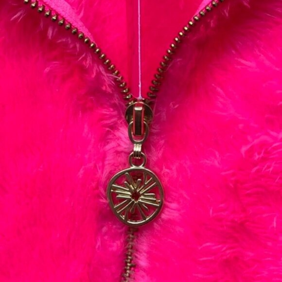 SOLD Lilly Pulitzer NWT Pink Isle You Earned It Colorblock Keala Sherpa XXL - Picture 7 of 15